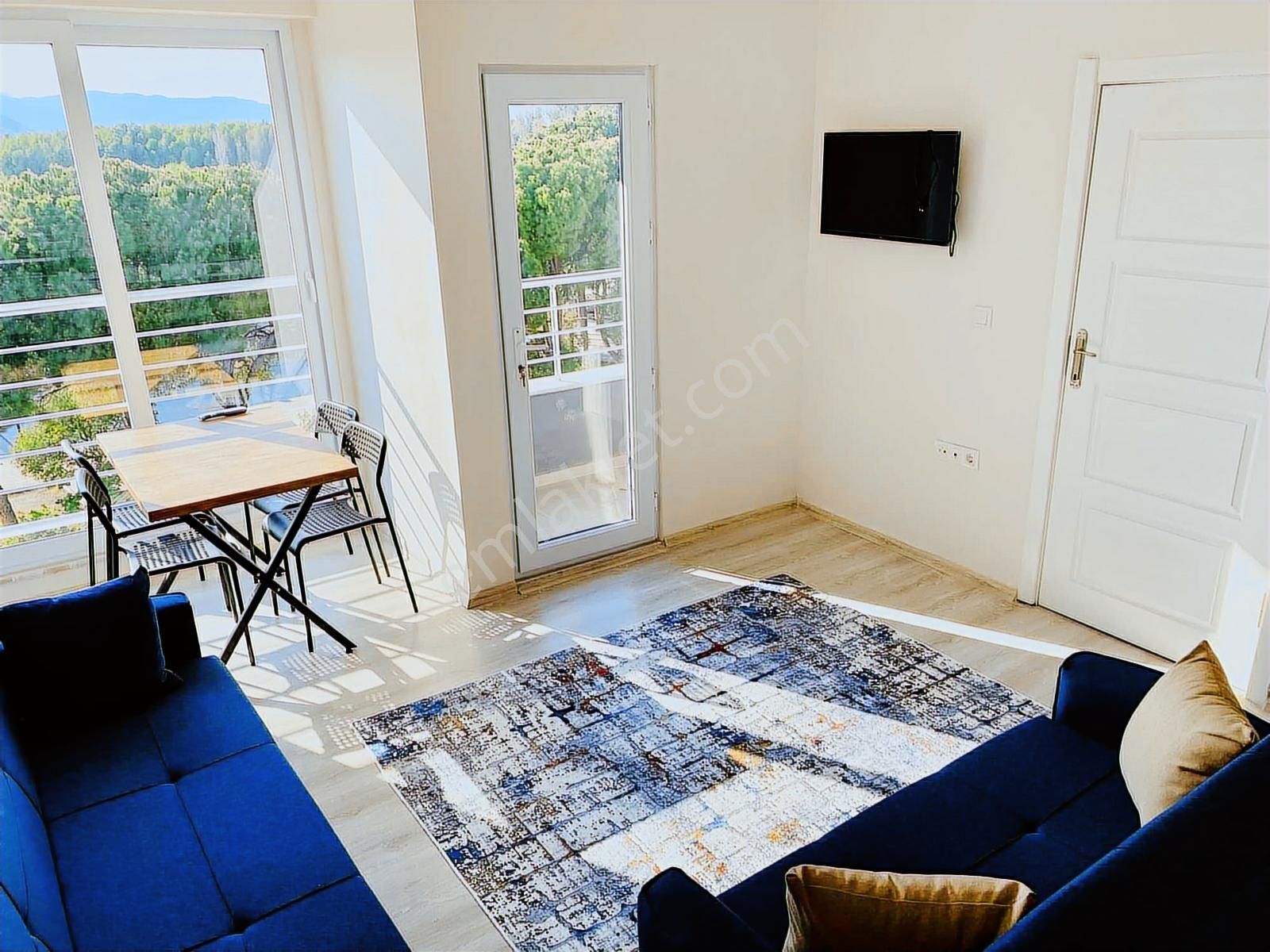 Dalaman Hürriyet Mah.de Satılık Eşyalı Yeni 1+1 - Görsel 22