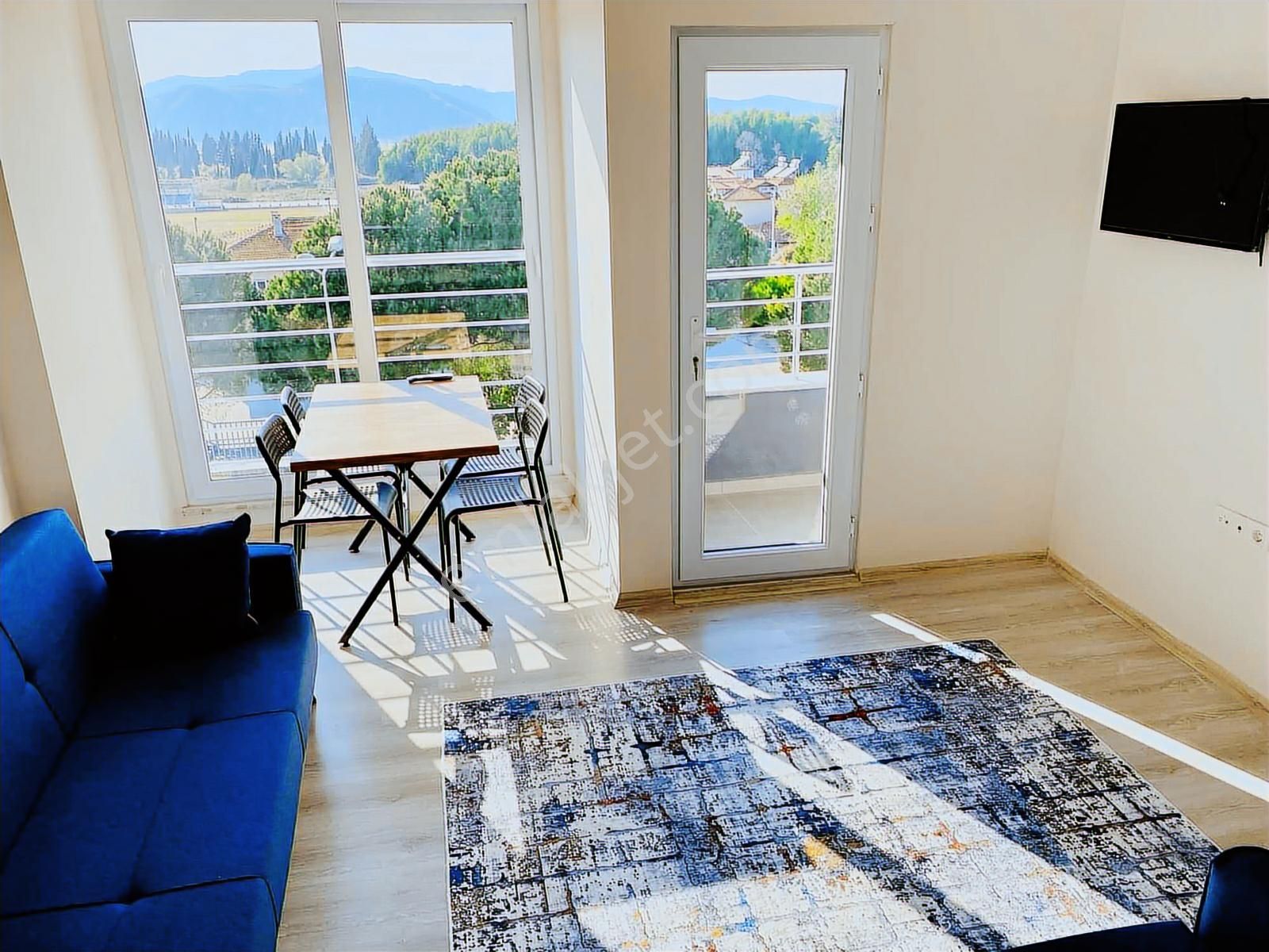 Dalaman Hürriyet Mah.de Satılık Eşyalı Yeni 1+1 - Görsel 9