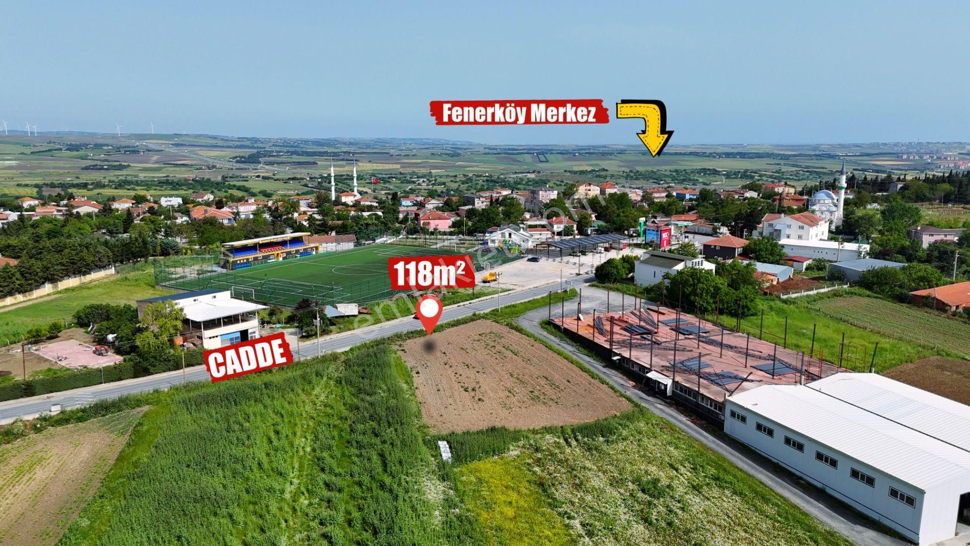 Silivri,fenerköy'de Cadde Cepheli 118m2 Arsa