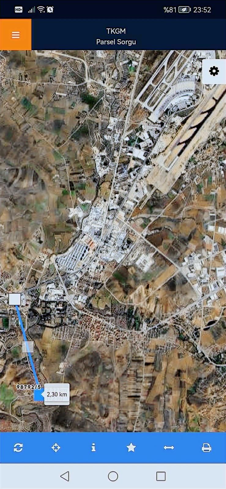 Pursaklar Karaköyde Muhteşem Konumlu Villa Arsası