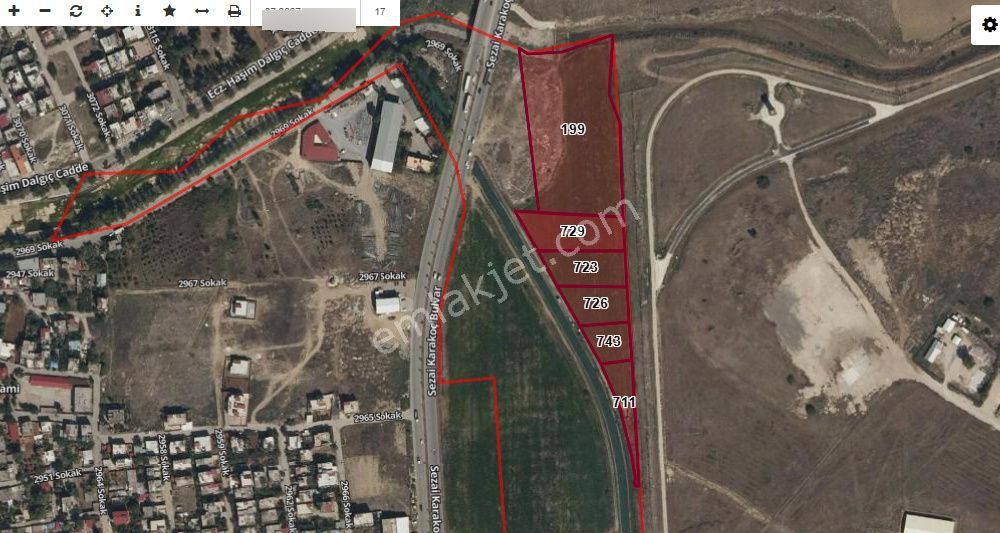 Kelepir Sarıçam Belediye Civarı Çamlıbel 24.301m2 Sezai Karakoç Bulvarı Karşısı