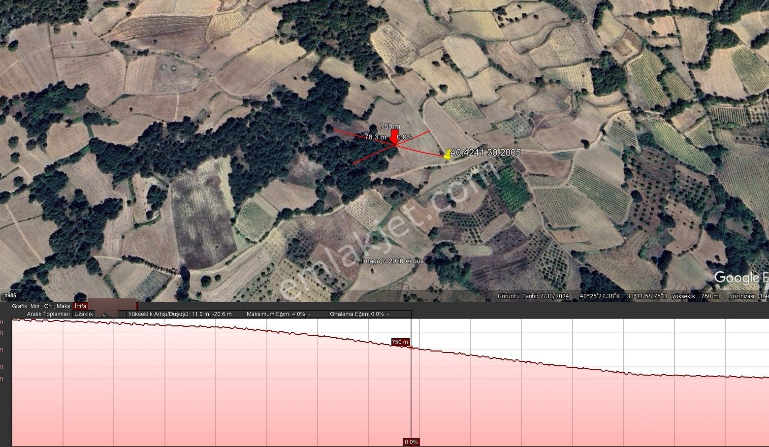 Geyvede Satılık Müstakil Tapulu 14.457 M2 Tarla - Görsel 2