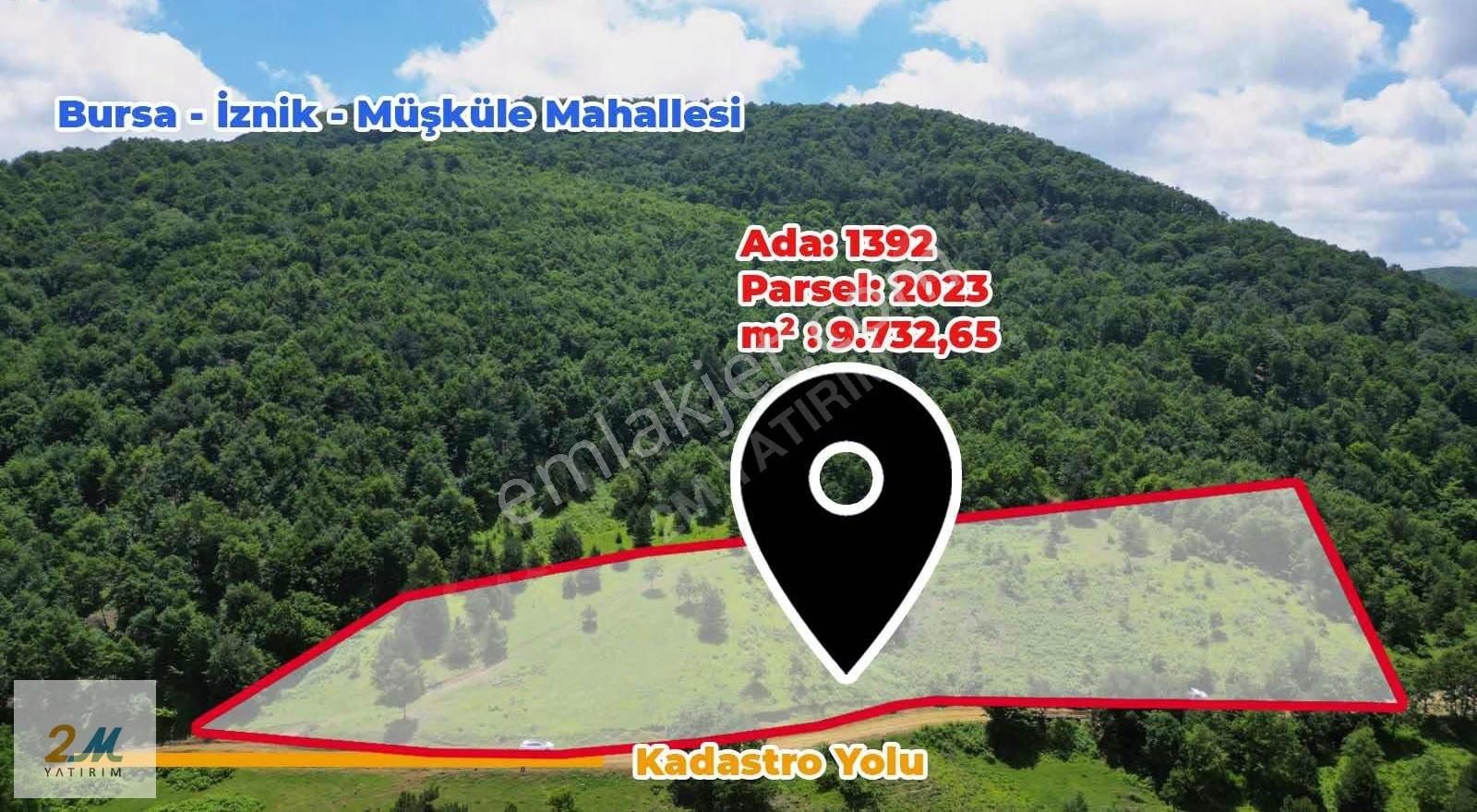 2m Yayırım'dan İznik Müşküle Köyünde Çiftlik İçin Uygun Arazi - Görsel 12