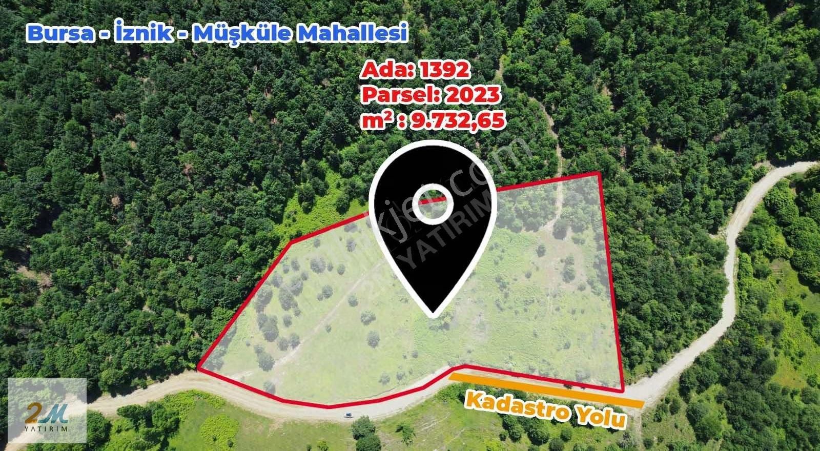 2m Yayırım'dan İznik Müşküle Köyünde Çiftlik İçin Uygun Arazi - Görsel 6