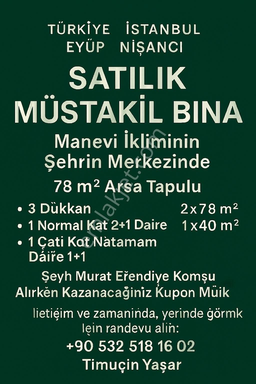 Demir Deluxe___________eyüp Satılık Bina____________