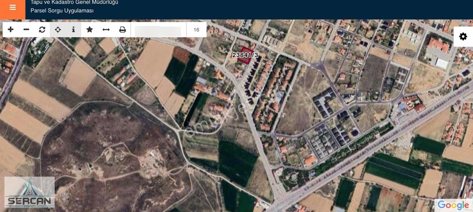 Meram Harmancık Mahallesinde Müstakil Arsa Vilya Sahası