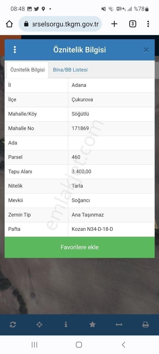 Hem Yatırımlık Hem Hobi Bahçesi Sögütlü De 283 M2 Satılık Hisse - Görsel 2