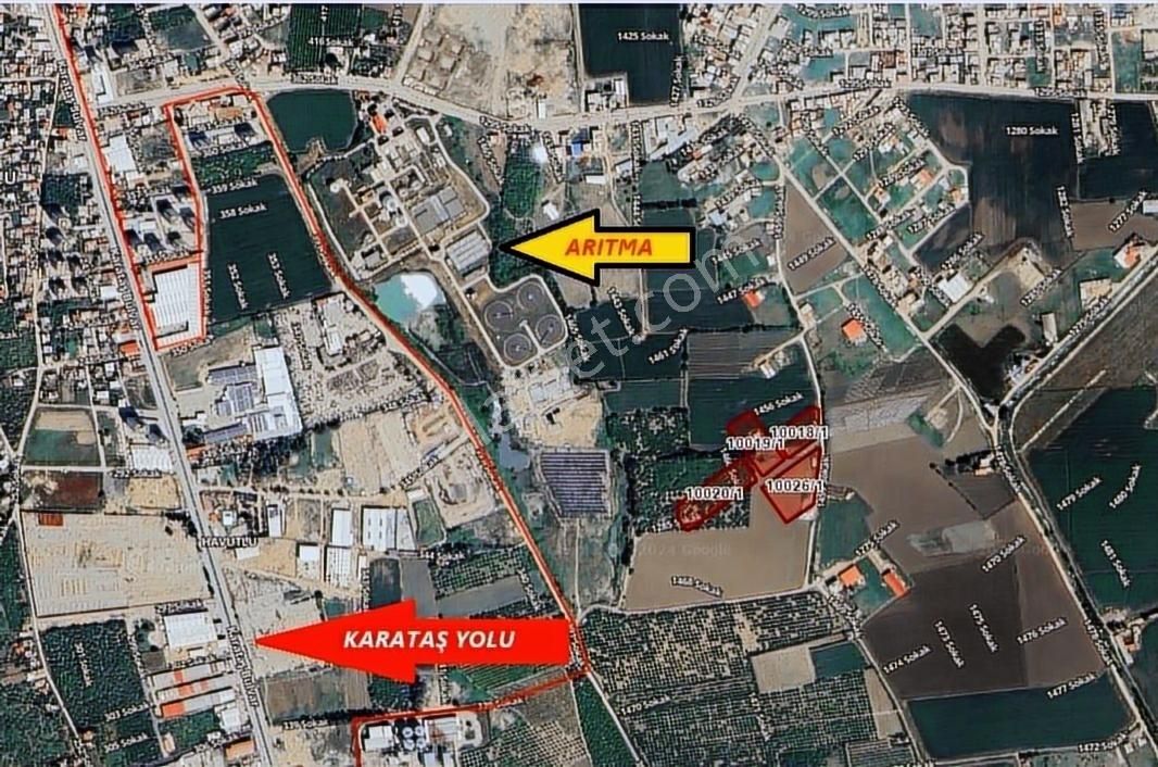 Adana Yüreğir Cumhuriyet 288 M2 Bulvr Üstü Yatırımlık Cazip Arsa