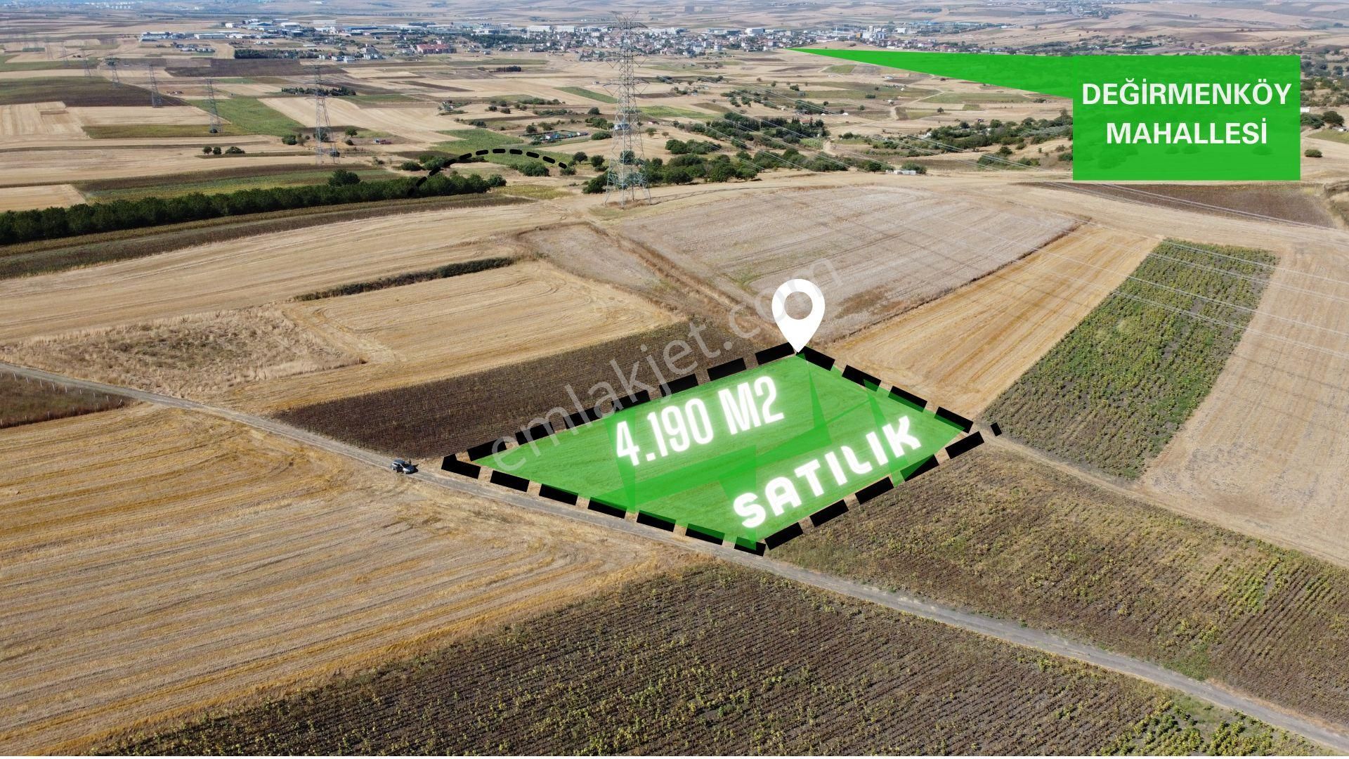 Silivri Değirmenköy Kadastral Yola Cephe 4.190 M2 Satılık Tarla - Görsel 5