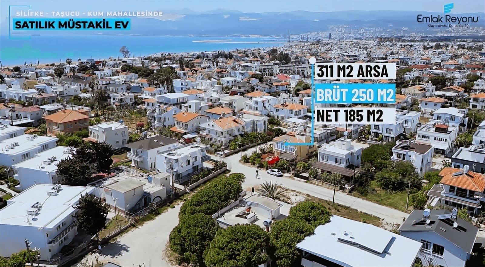 Taşucunda, Denize 300 M Köşe Parsel, 4 Cephe Açık Müstakil Ev - Görsel 23