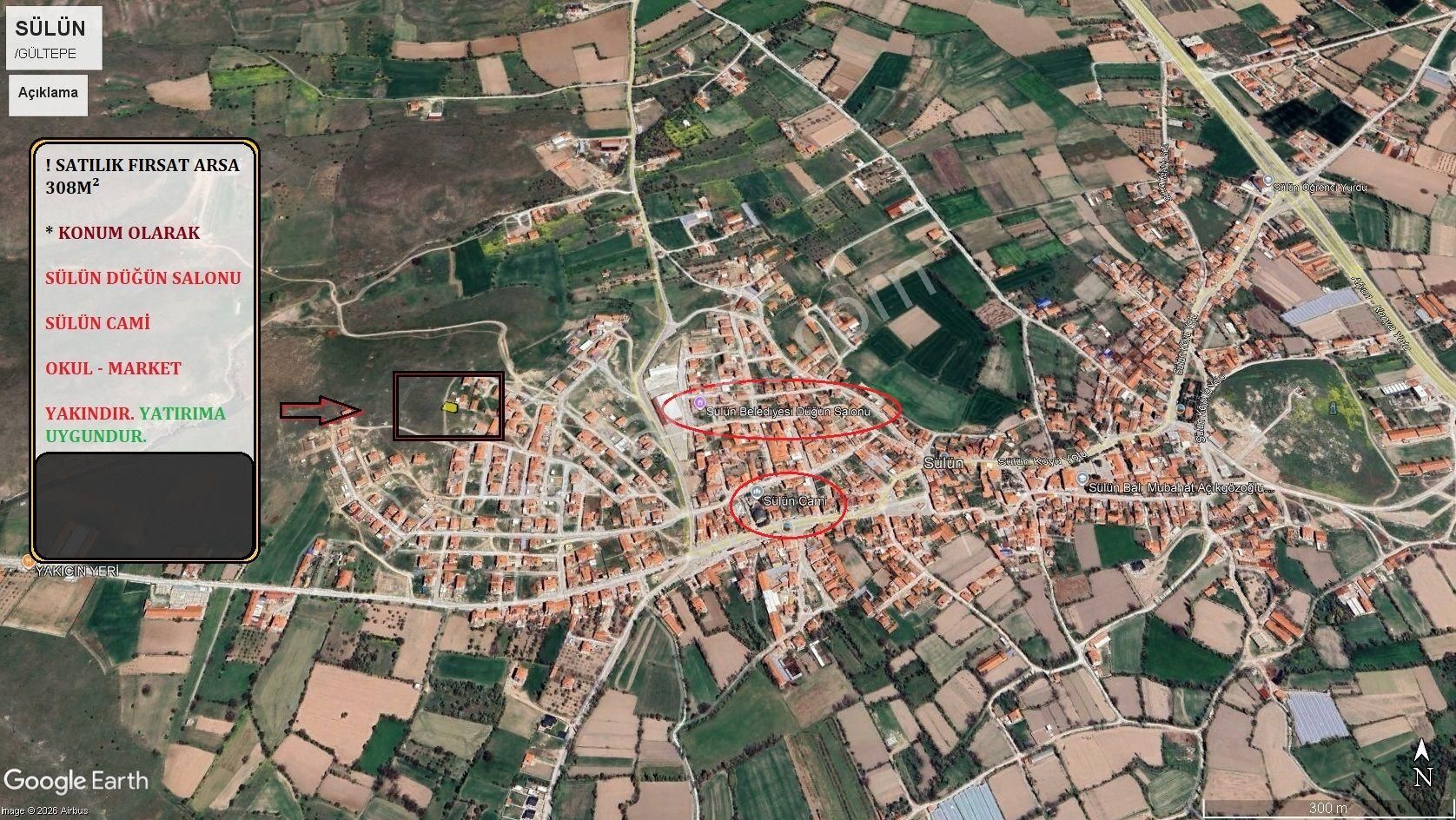 Afyon Üçok Emlaktan Sülün Gültepe De Satılık Fırsat Arsa