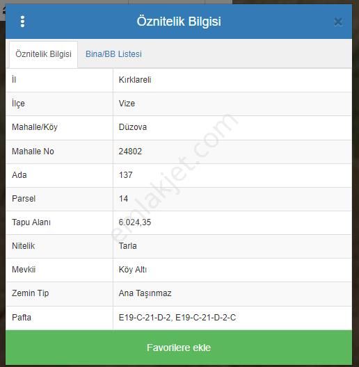 Kırklareli Vize Düzova Da Satılık Arsa 359 M2 - Görsel 9
