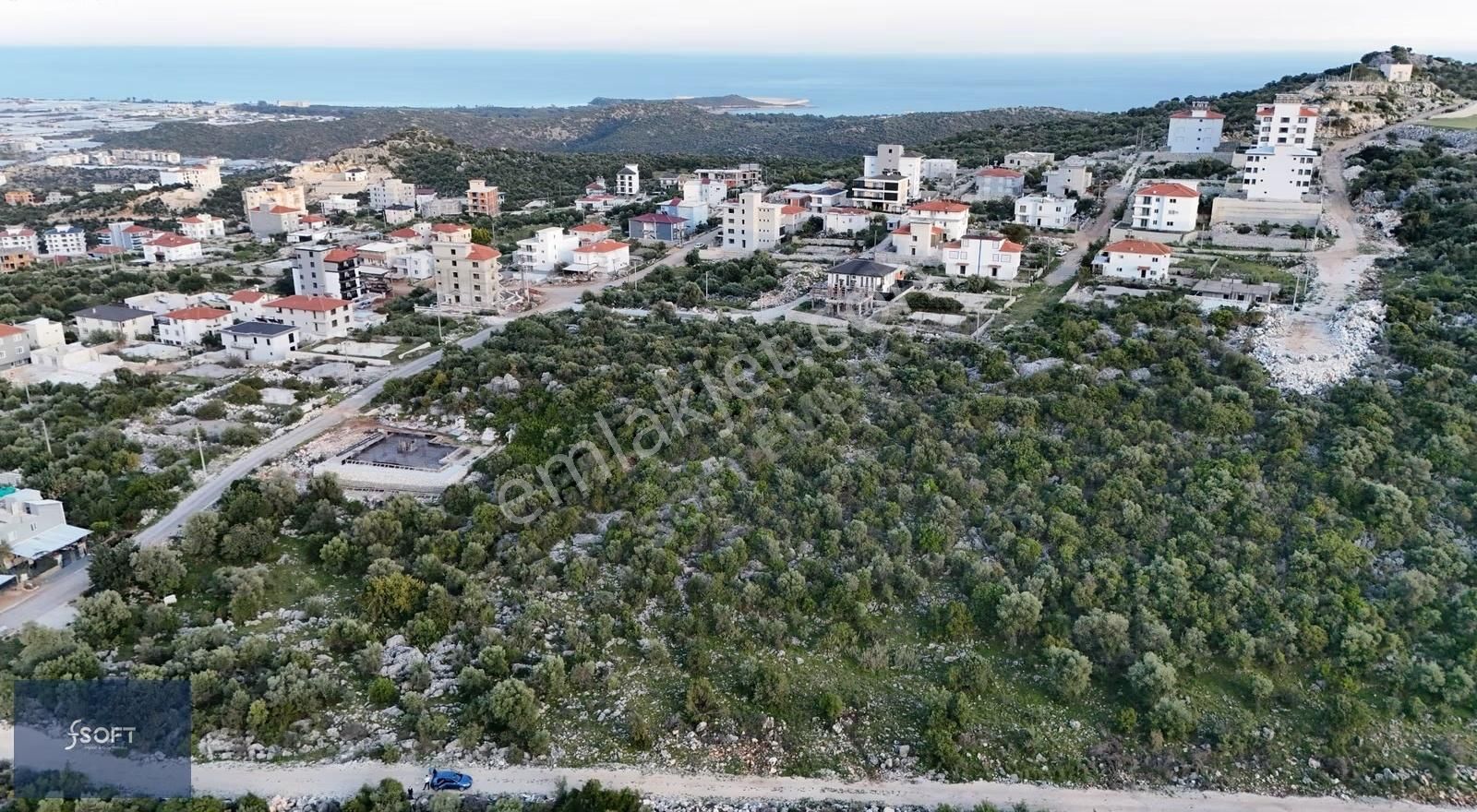 Demre Bozdağ'da 4 Kat İmarlı 420 M2 Satılık Arsa | Soft Emlak