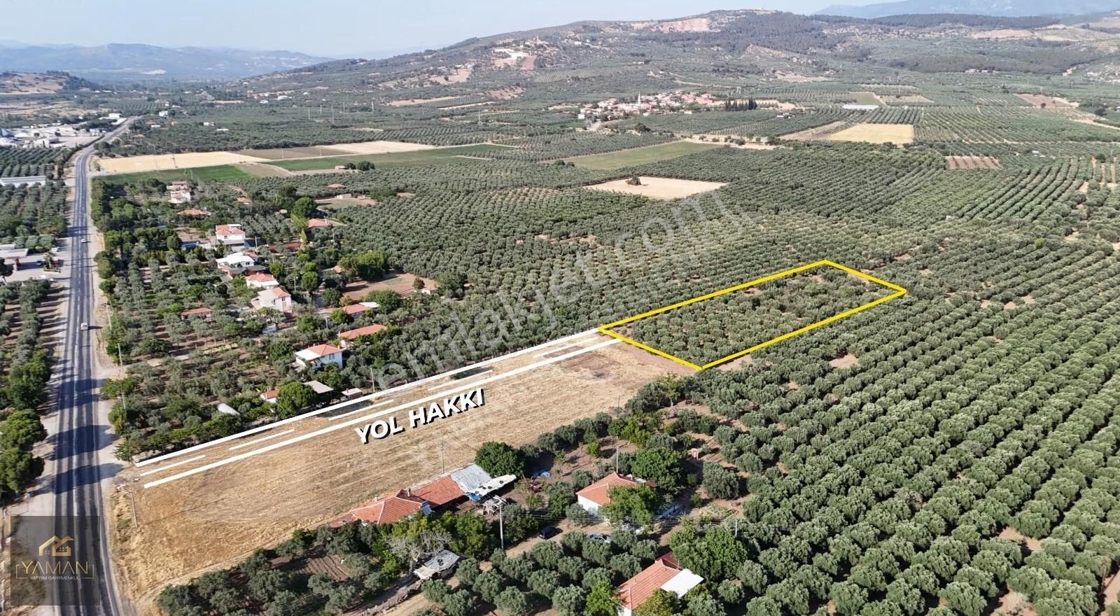 Akhisar Karasonya Mevkii,sındırgı Yolu Üzeri Satılık Tarla