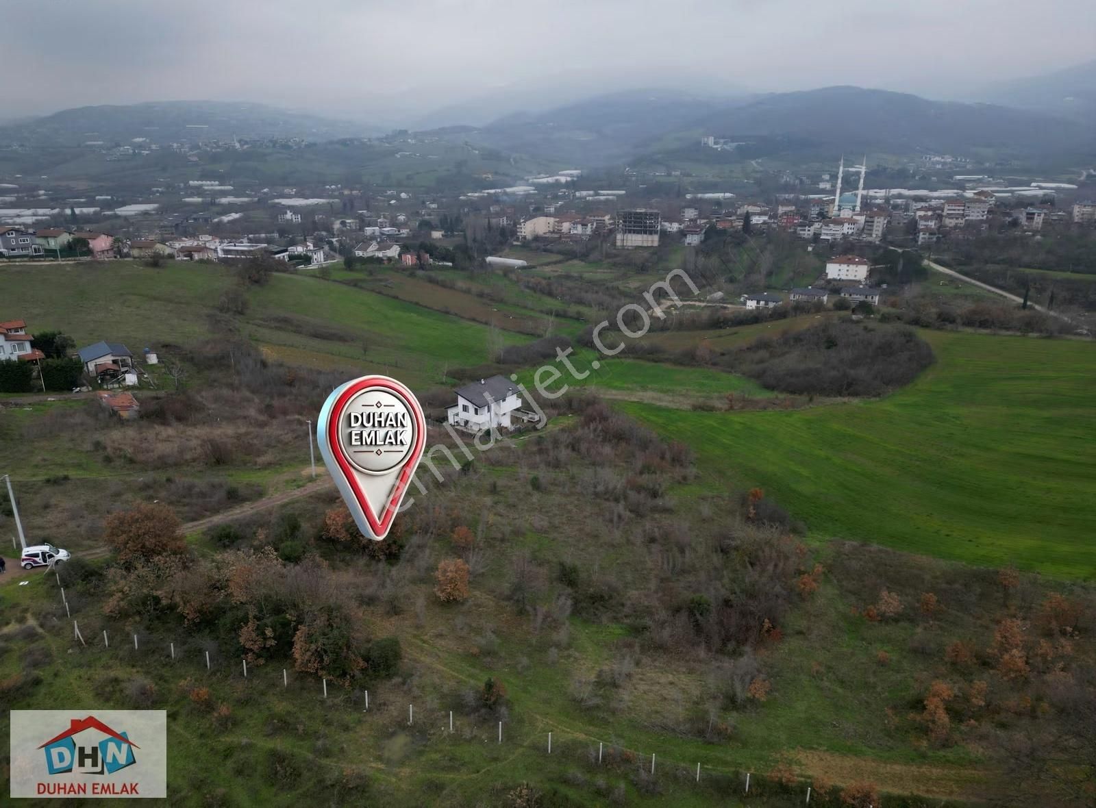 Duhan Emlak'tan Termal Kadıköy Sınırı 492 M² Manzaralı Köşe Arsa - Görsel 2