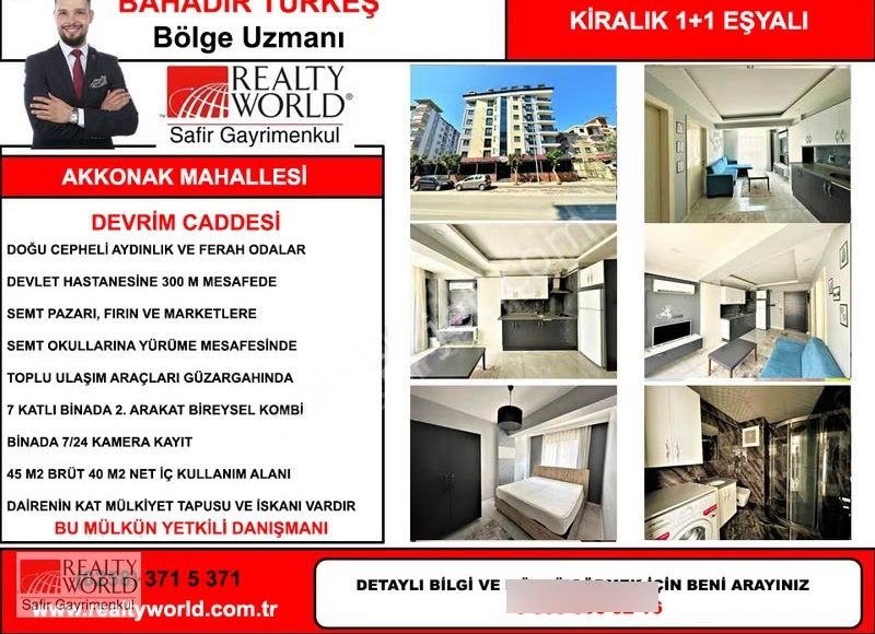 Devlet Hastanesi Yürüme Mesafesi Cadde Üzeri 1+1 Eşyalı Kiralık - Görsel 2