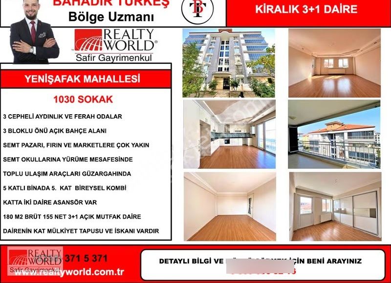 Yenişafak - Karedelen Sitesi Kiralık 3+1 Daire - Bireysel Kombi - Görsel 15