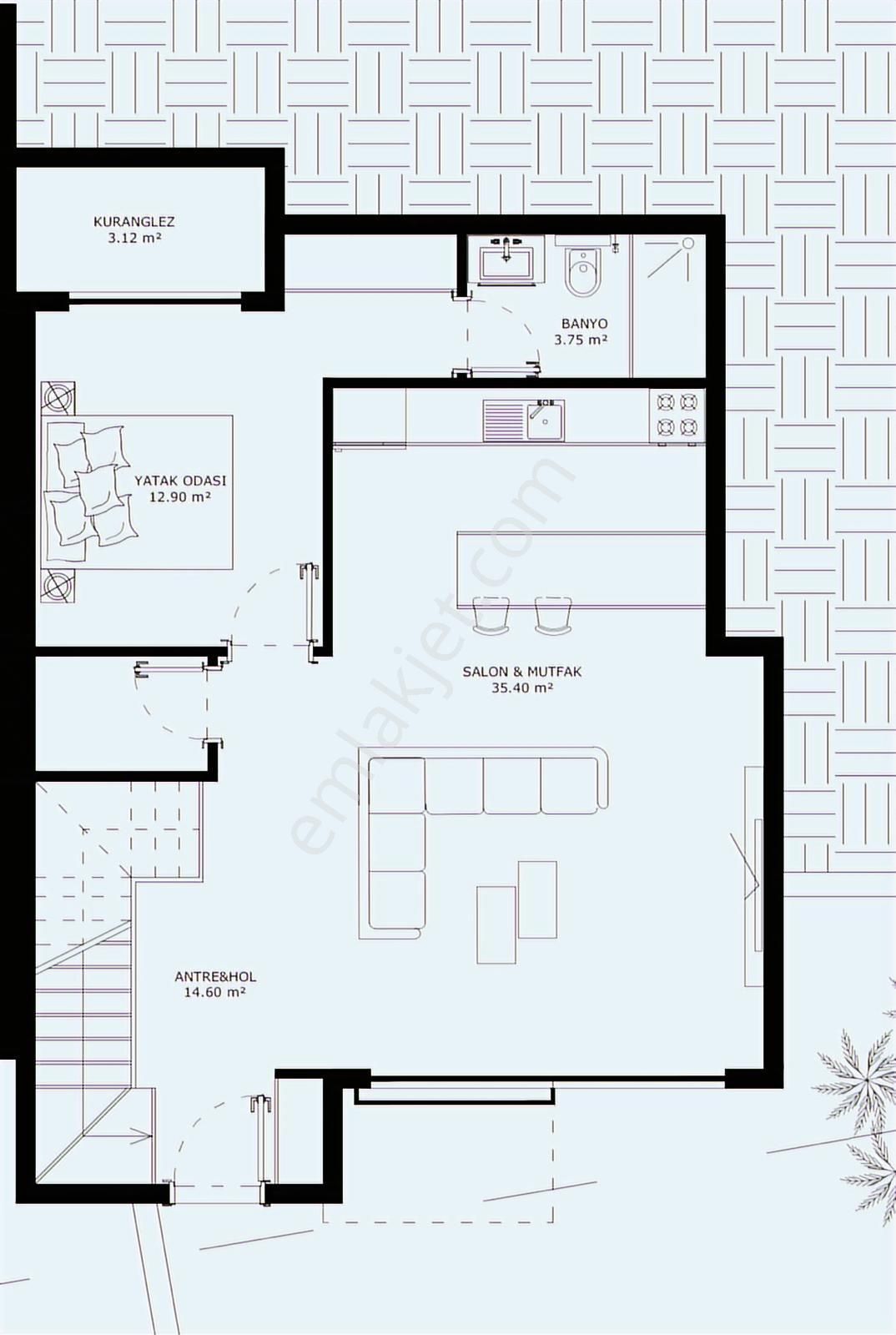 %30 Peşin 12 Ay Vade İmkanı 3+1 Dubleks Villa - Görsel 9
