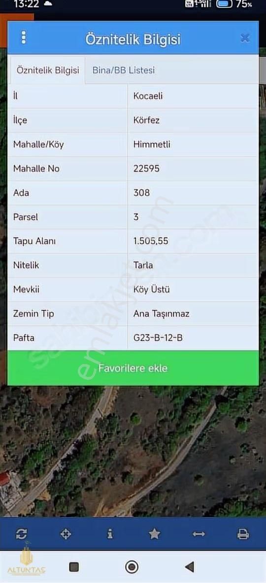 Altuntaş'tan Körfez Himmetlide 1505m² %5 İmarlı Satılık Tarla - Görsel 7