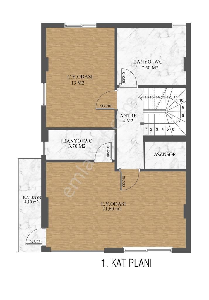 Site İçerisinde Villa - Görsel 25