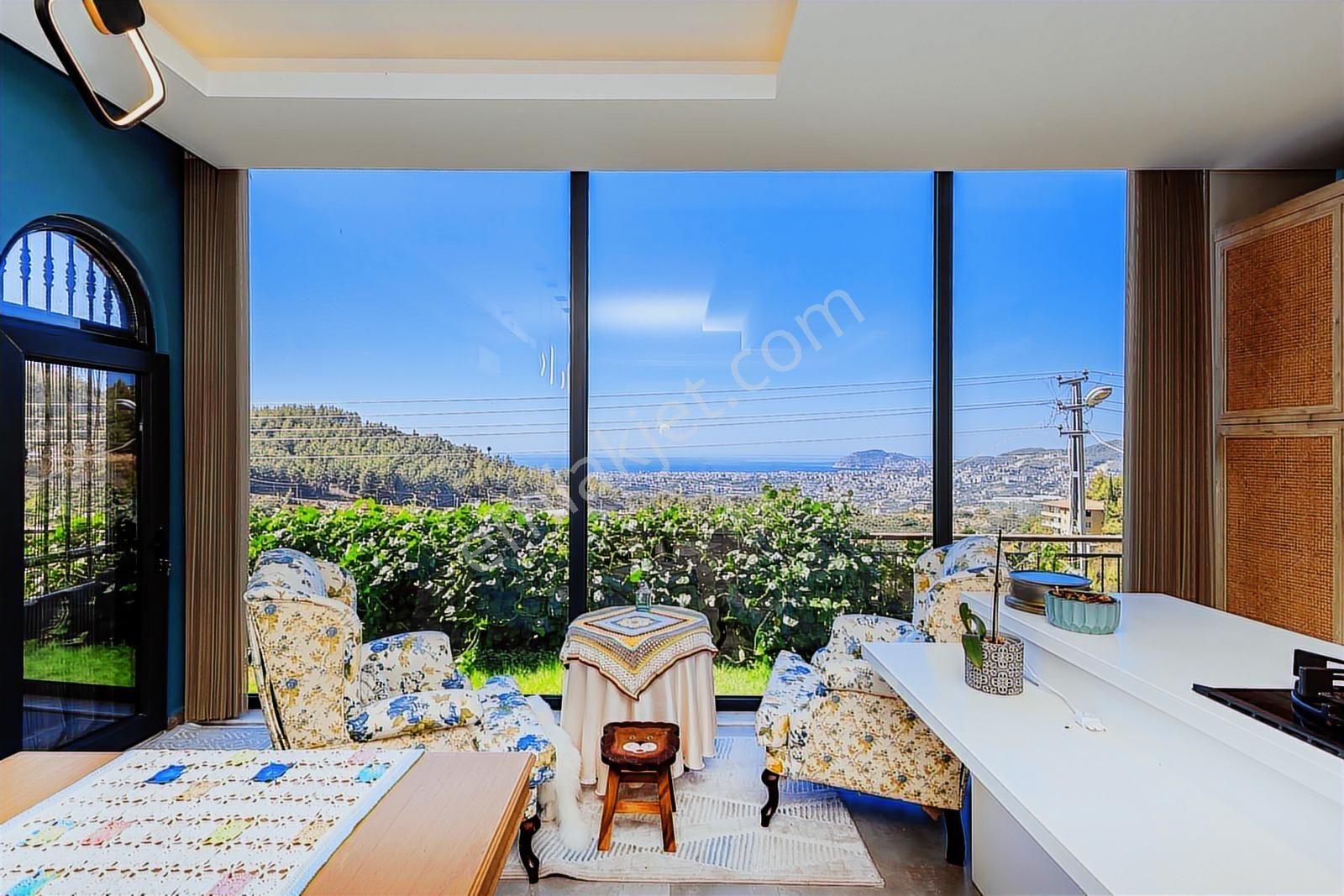 Alanya Oba 3+2 Full Lüks Eşyalı 865m2 Müstakil Deniiz Manzaralıı - Görsel 22