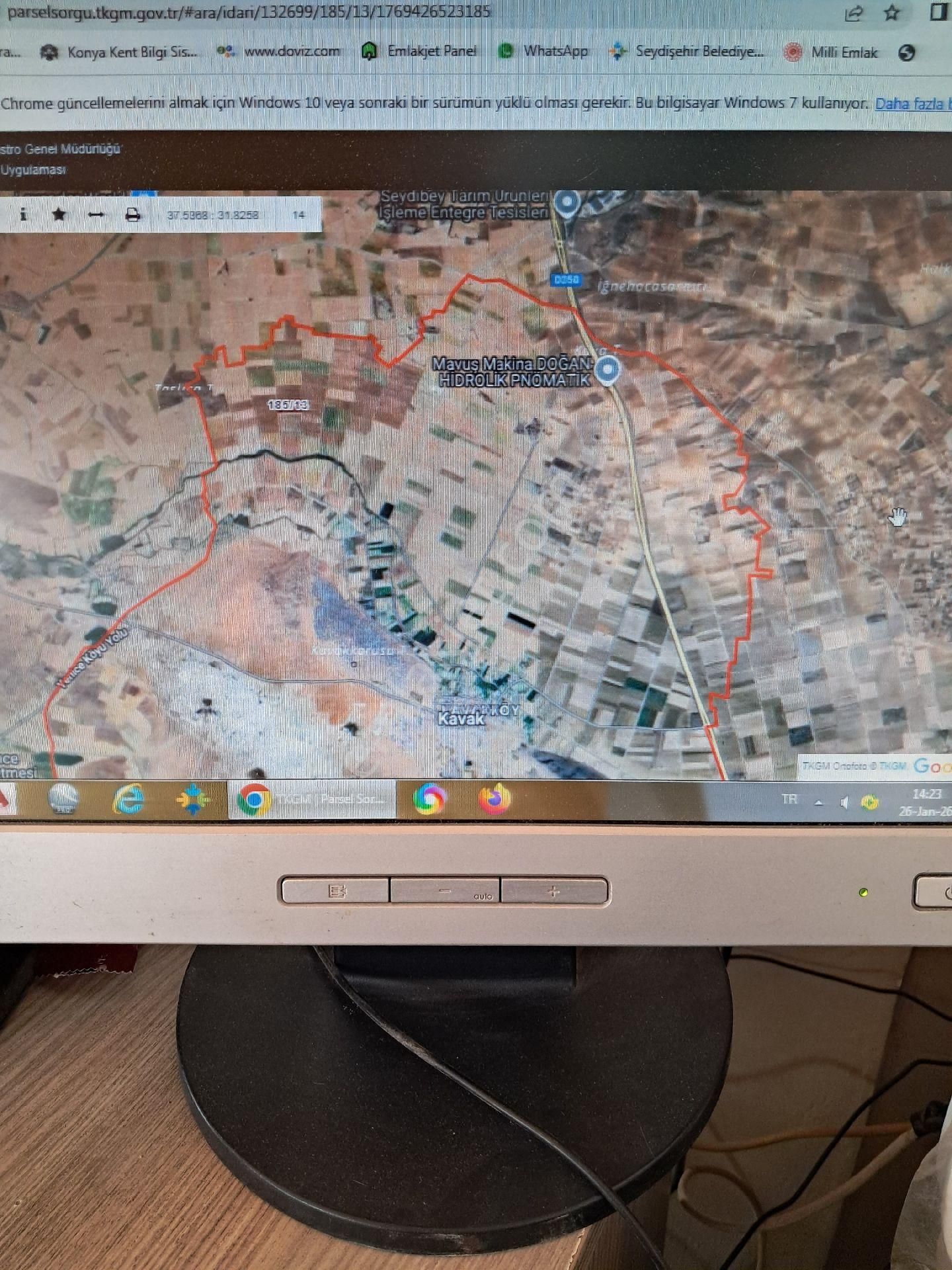 Konya Seydişehir Kavak Mahallesinde Satılık Tarla - Görsel 3