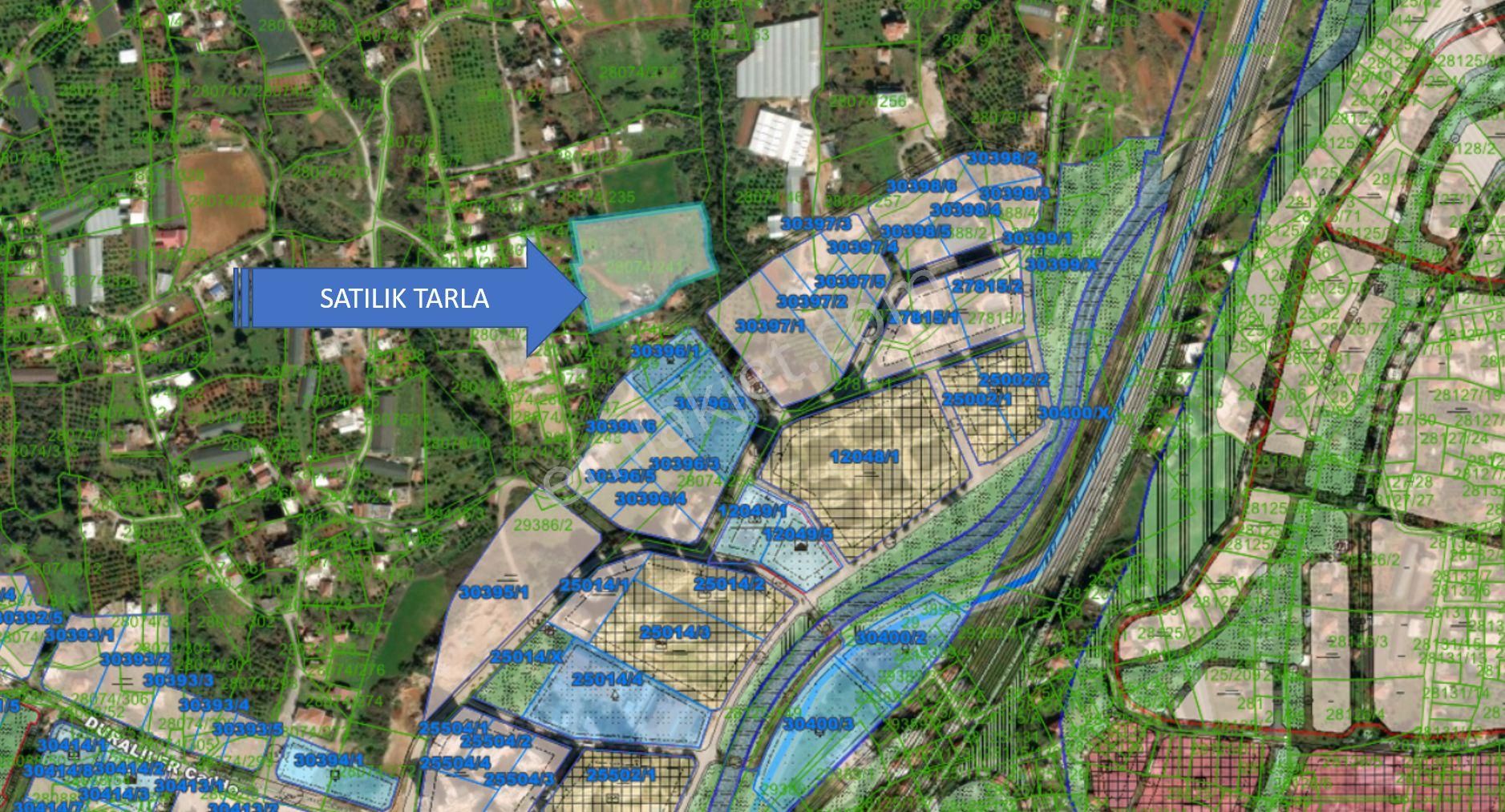 Antalya Kepez Duraliler'de İmar Sınırında Satılık Tarla - Görsel 13