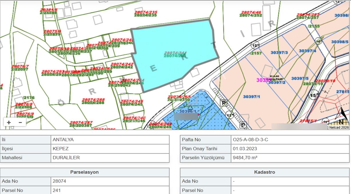 Antalya Kepez Duraliler'de İmar Sınırında Satılık Tarla - Görsel 17