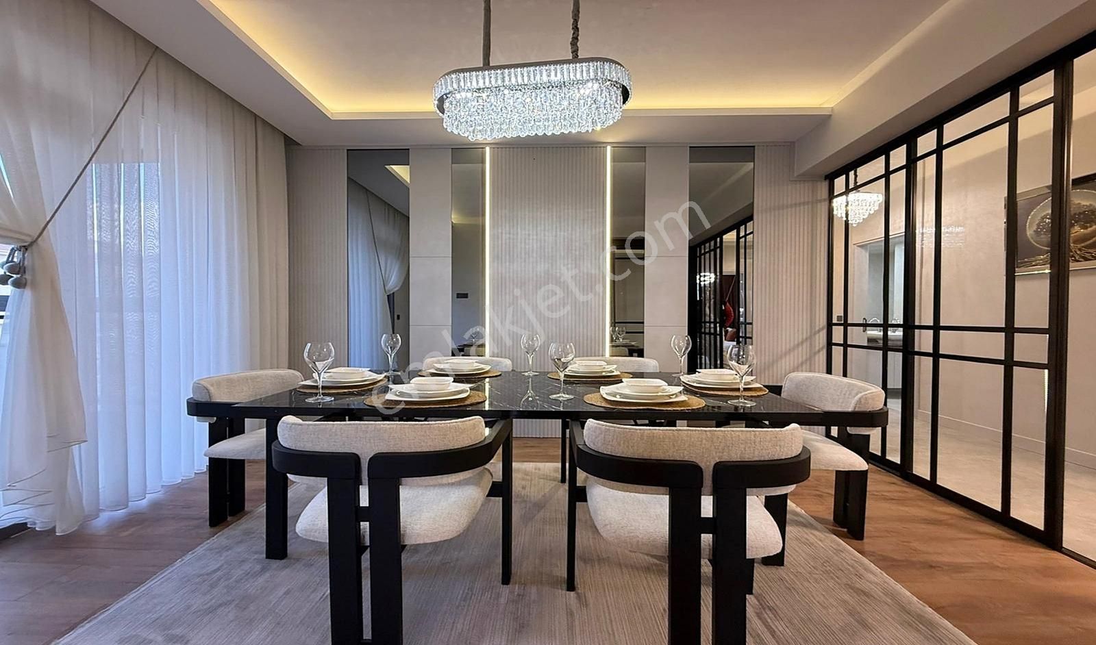 Yasa'dan Ovacık'da Sıfır 5+1 Yemek Odalı Muhteşem Konum !!! - Görsel 20