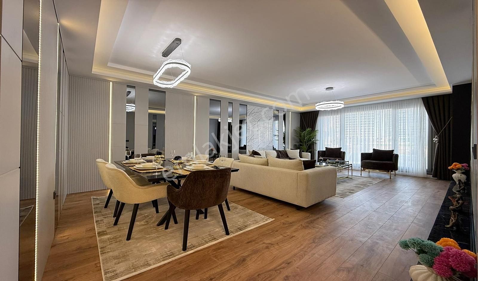 Yasa'dan Ovacık'da Sıfır 5+1 Yemek Odalı Muhteşem Konum !!! - Görsel 5