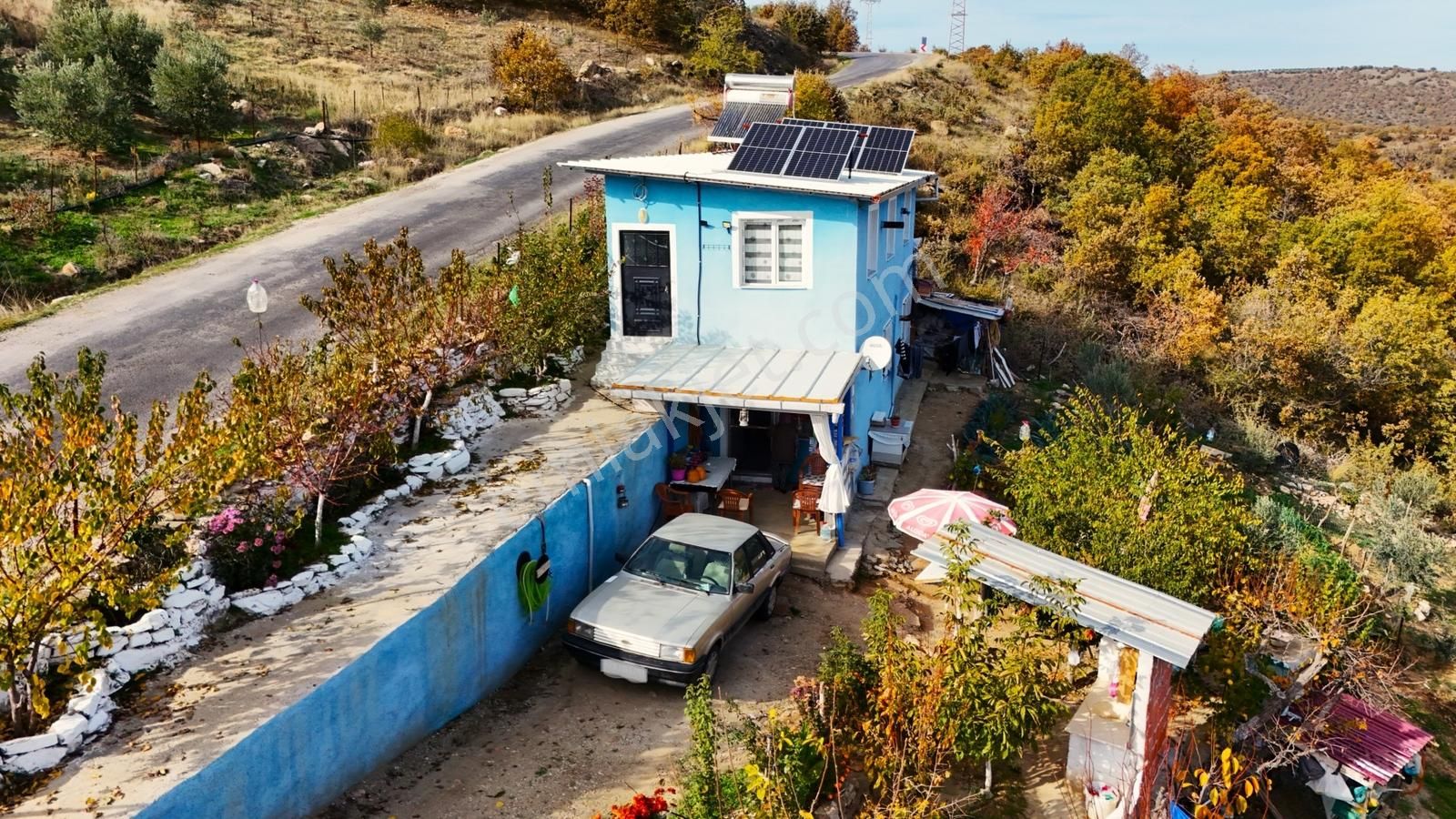 Köprübaşı'da Satılık Asfalt Üstü 4494 M2 Hobi Bahçeli Köy Evi - Görsel 15