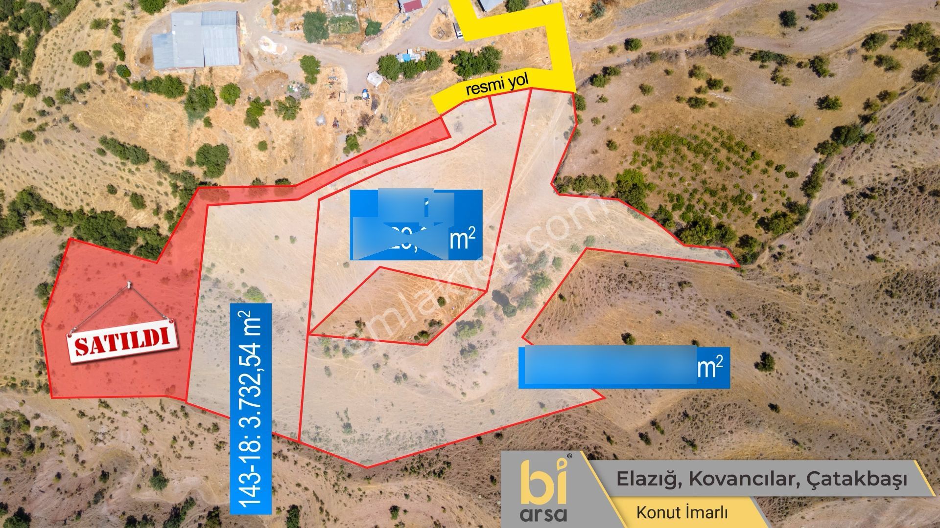 Biarsadan Keban Barajı Manzaralı Köyiçi 3.732 M² İmarlı Parsel - Görsel 34