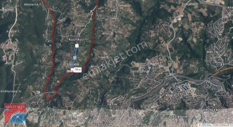 İzmit Kulfallı'da İmara Yakın 903m2 Yatırımlık Arsa - Görsel 4