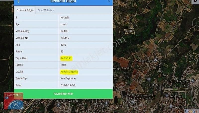 İzmit Kulfallı'da İmara Yakın 903m2 Yatırımlık Arsa - Görsel 5