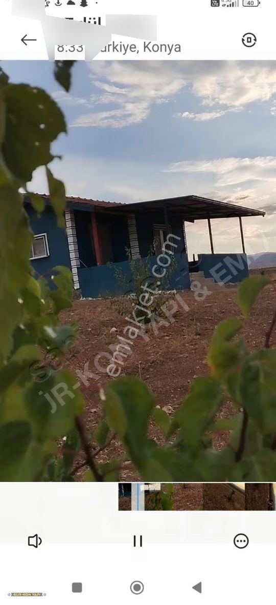 Meram Boyalı Mahallesinde Satlık 621 M2 İçinde Bahçe Evi