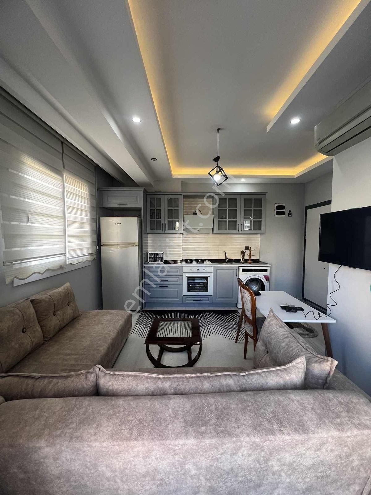 Kulepark~ayrıcalığı~ile~1+1~eşyalı~köşe~daire~48~m2lüks~balkonlu