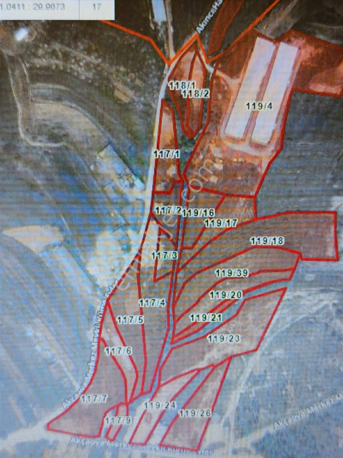 Kadastral Yola Cepheli Kandıra Akçaovada Satılık Arsa - Görsel 3