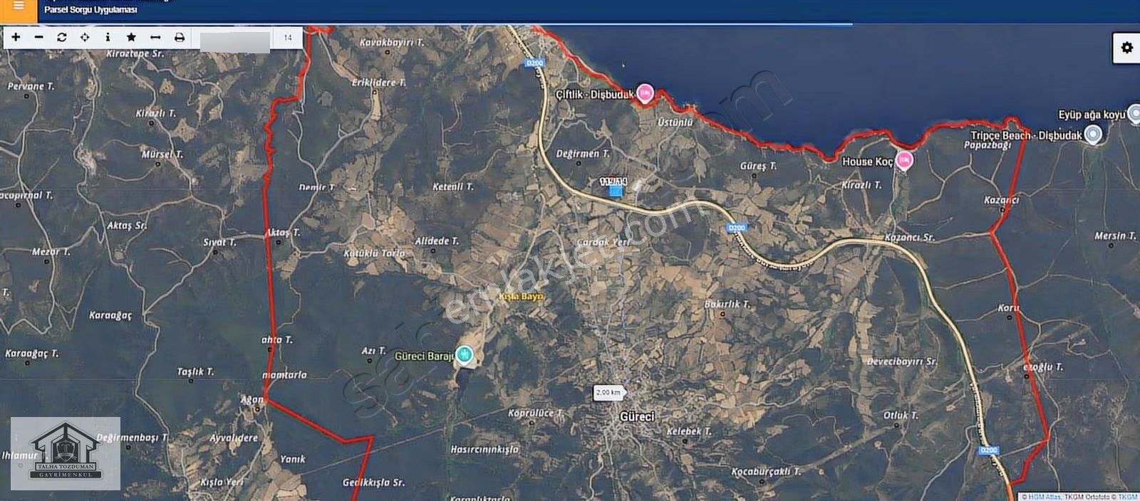 Talha Tozduman'dan Çanakkale Lapseki'de 7.615 M2 Müstakil Tarla - Görsel 7