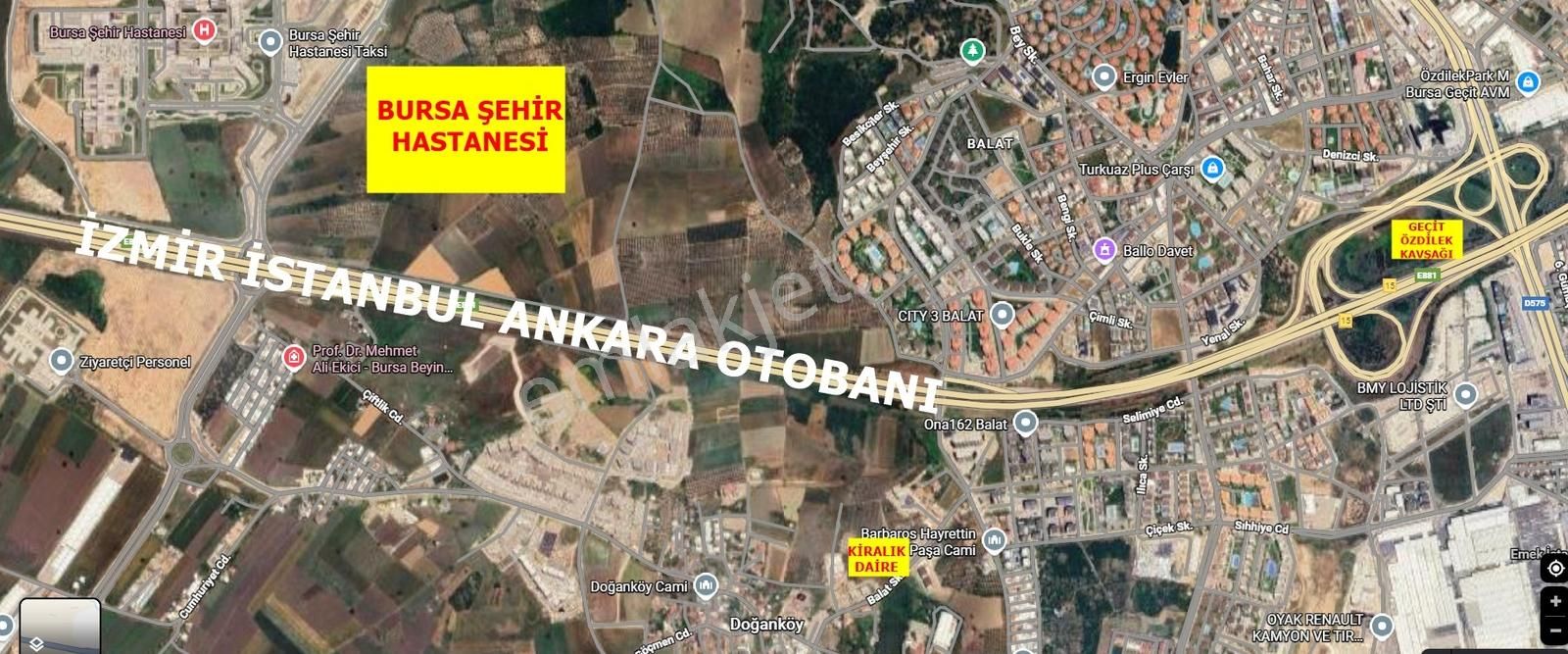 Doğanköy Muhteşem Sıfır 2+1 90 M2 İçi Beyaz Eşyalı Klimalı Daire - Görsel 18