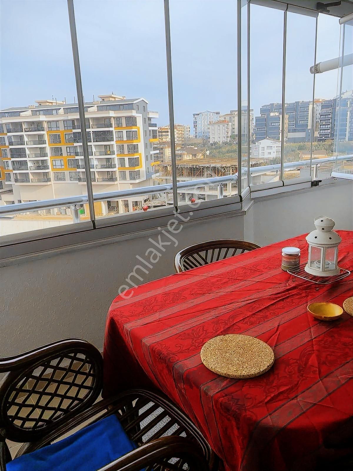 Deniz Manzaralı Havuzlu Site İçinde Eşyalı 3+1 Kiralık Daire - Görsel 24