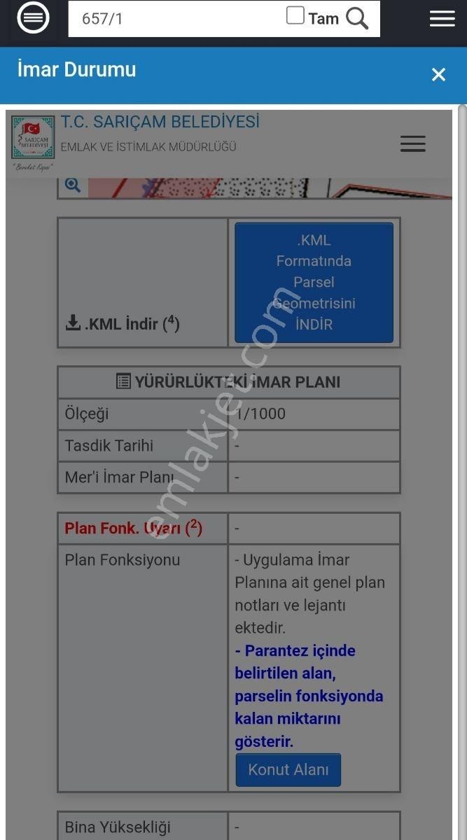 Kozan Yoluna Yakın, 4 Kata İmarlı 448m², Hisseli Arsa. - Görsel 8
