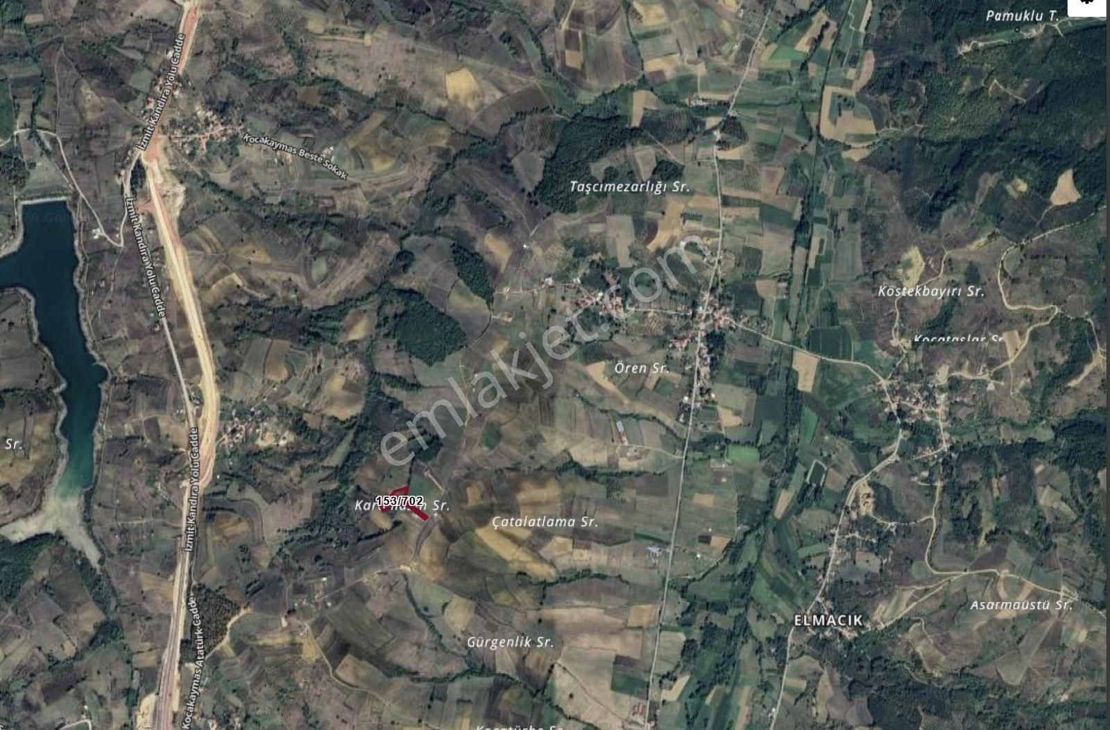 Kandıra Kocakaymaz Mah.4.133 M2 Resmi Yola Cepheli Tarla - Görsel 3