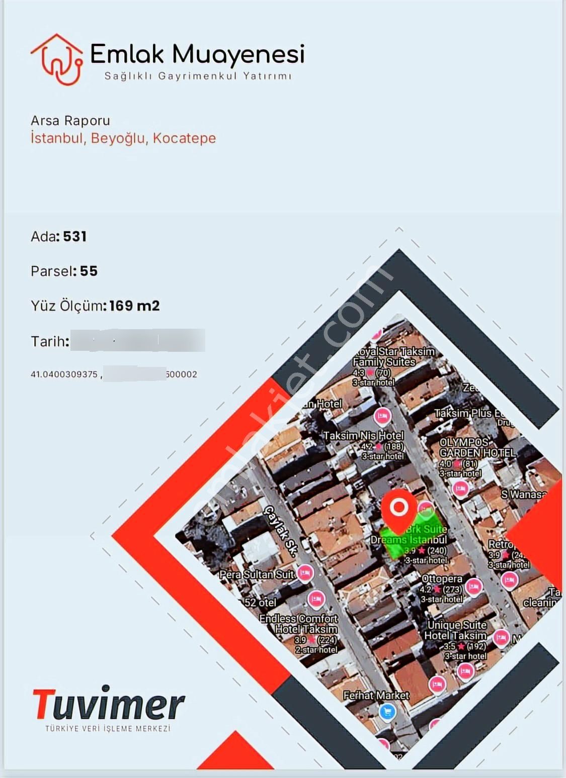 Taksim Feridiye Caddesinde 166 M2 Bina Projesi Hazır Arsa - Görsel 7