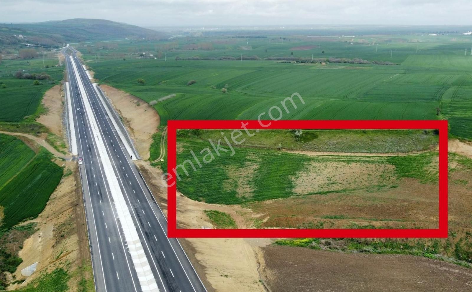 Tekirdağ Edirne Yoluna Cephe Bıyıkali'de 8200m2 Satılık Arsa - Görsel 6