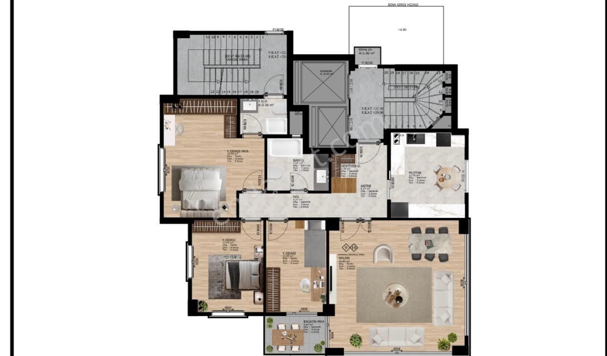 Çiftehavuzlar Bağdat Cad İle Sahil Arası Prestijli Binada 170 M2 - Görsel 2