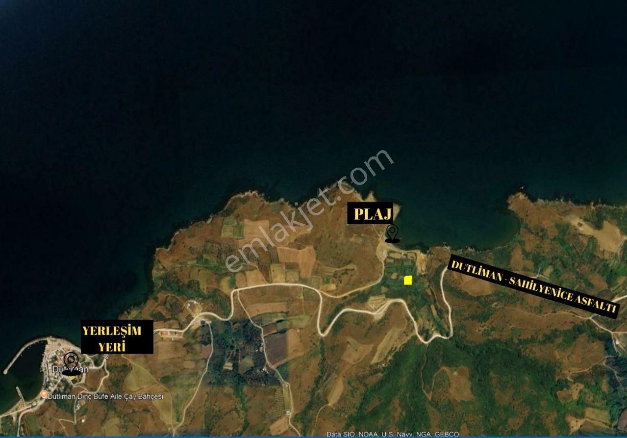 Bandırma Dutliman Mah. Muhteşem Deniz Manzaralı 417m2 Satılık