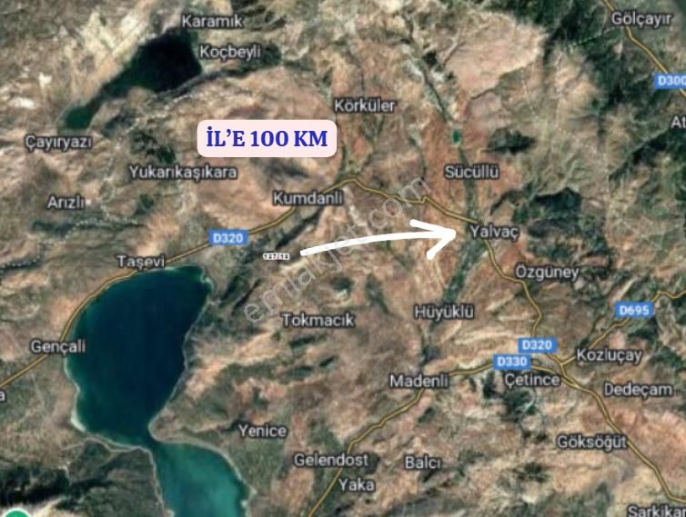 Isparta Yalvaç Yukarıtırtar Köyünde 1.386 M² Tarla Satılıktır - Görsel 6