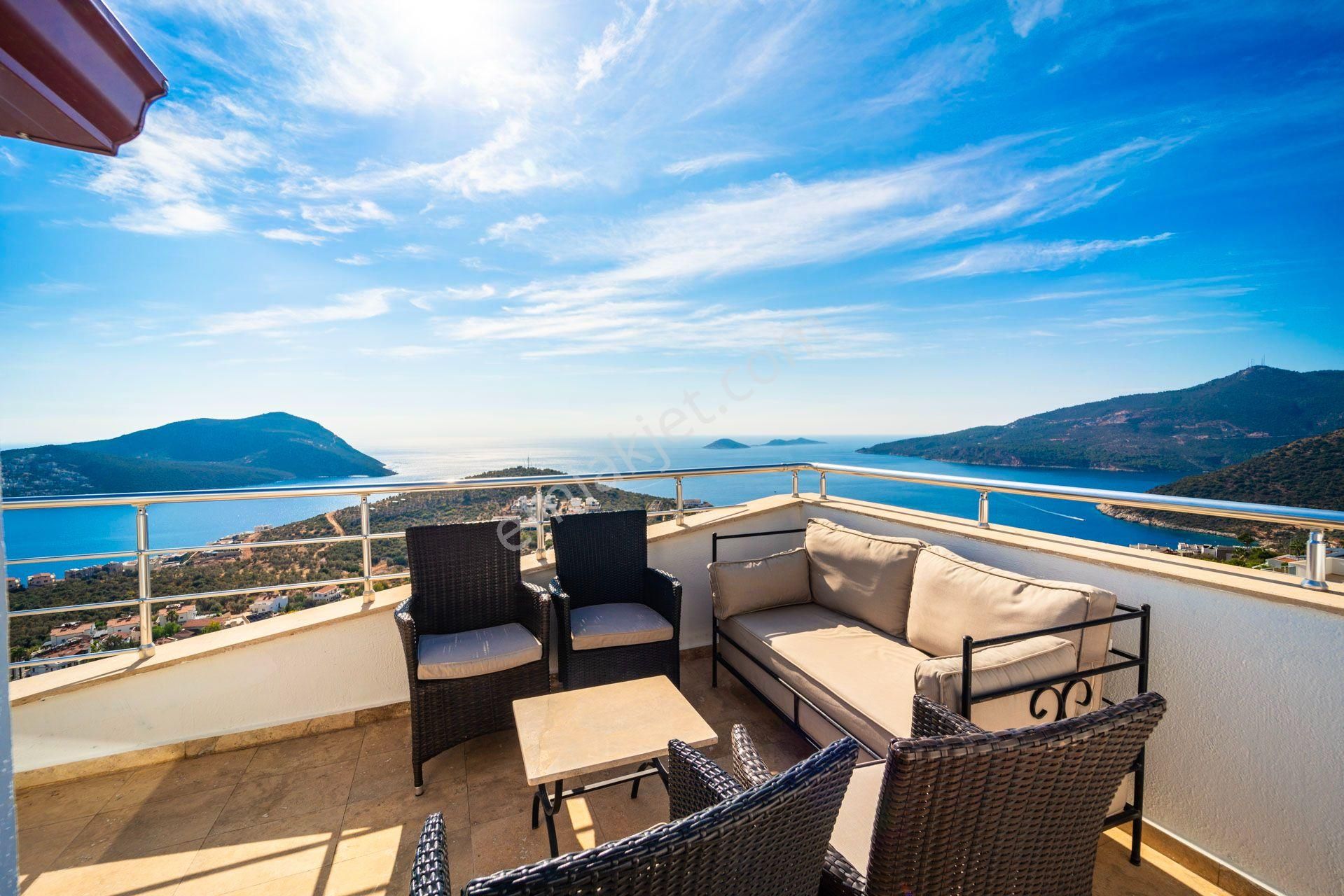 Kalkanda Muhteşem Deniz Manzaralı Modern Villa - Görsel 34