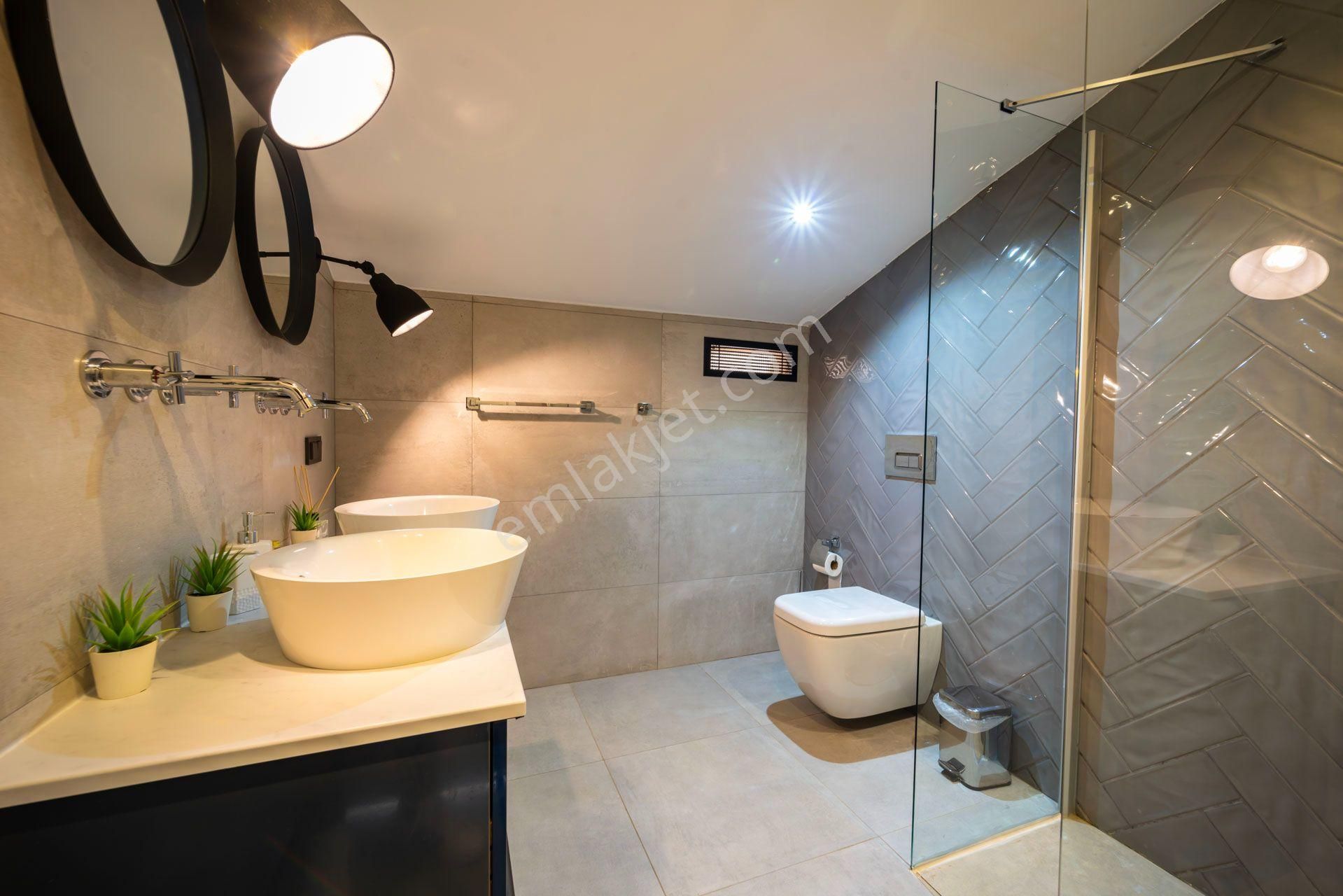 Kalkanda Muhteşem Deniz Manzaralı Modern Villa - Görsel 32