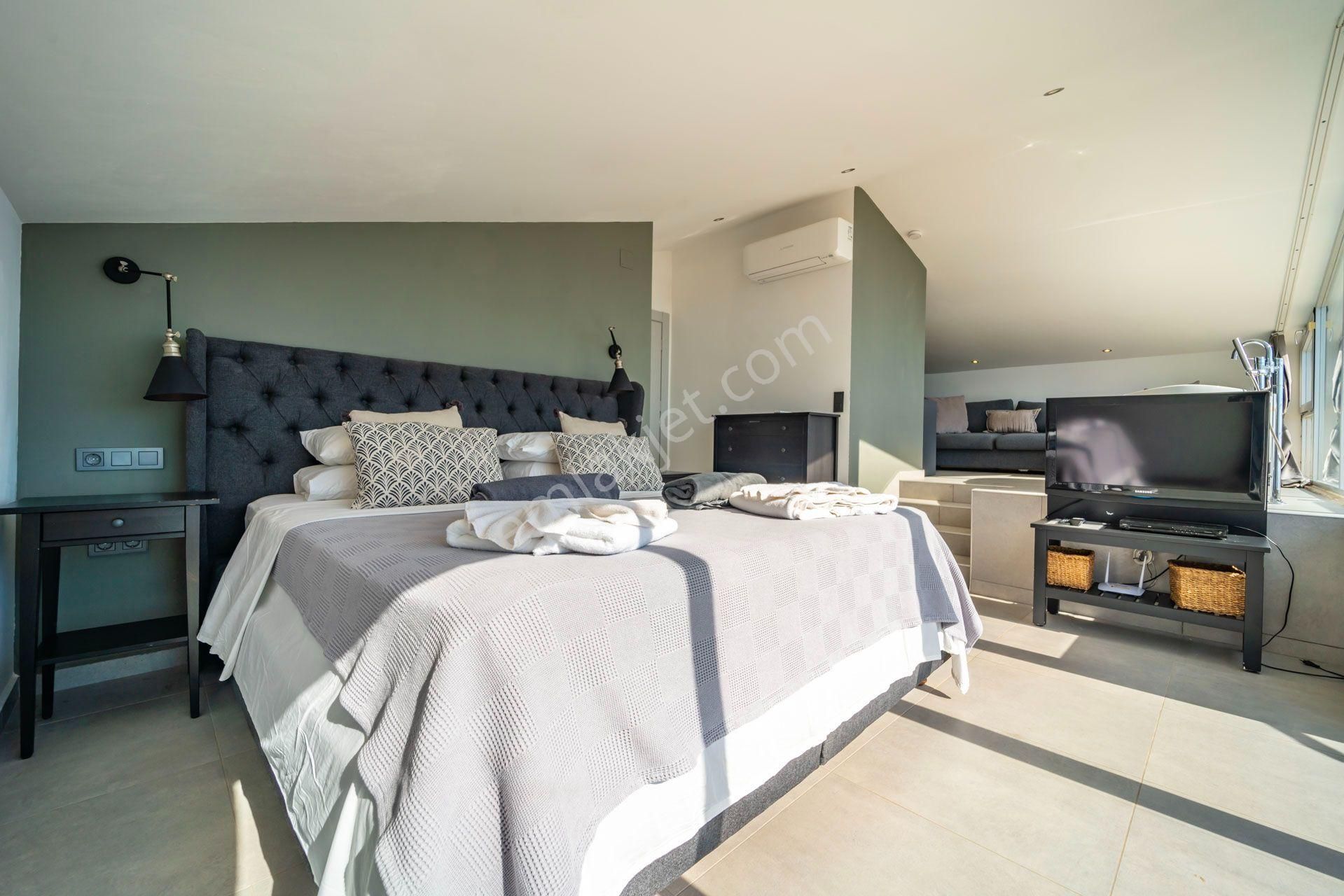 Kalkanda Muhteşem Deniz Manzaralı Modern Villa - Görsel 27